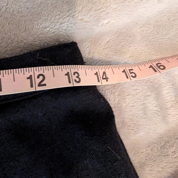 Vintage 1990s Country Suburbans Womens Black Skirt Medium Union Made ILGWU - Picture 7 of 10